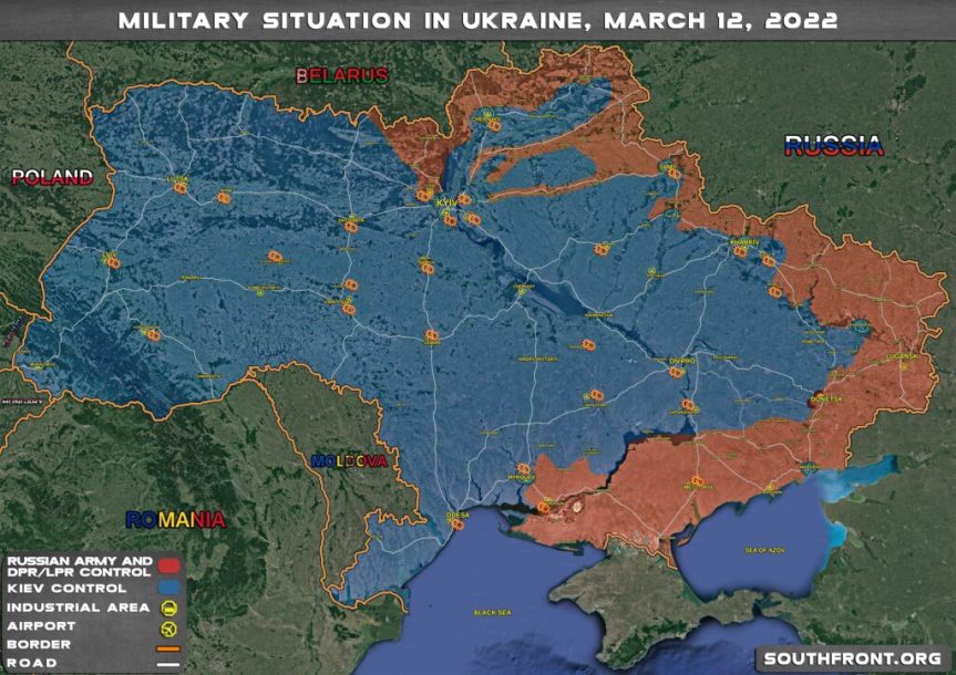 Niech przemówią działa: Sabotowanie procesu dyplomatycznego przez Kijów otwiera drzwi do nowego etapu rosyjskiej ofensywy (12.03.2022, wideo YT)