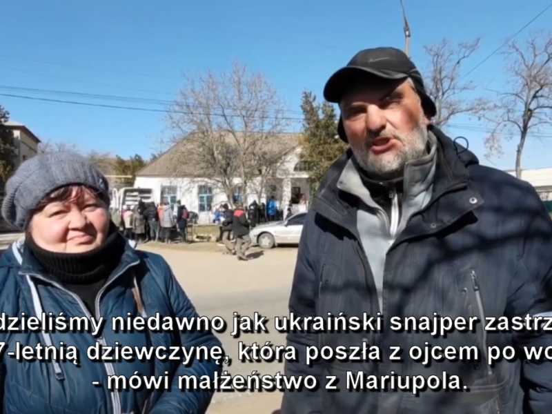 Zbrodnie wojenne w Mariupolu: nowe zeznania naocznych świadków (25.03.2022)[wideo]