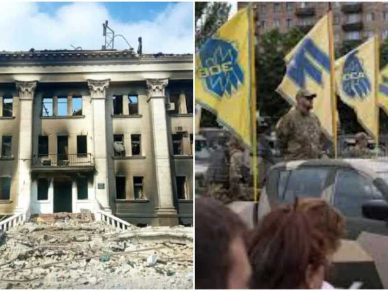 Czy uderzenie bomby w teatr w Mariupolu zostało zainscenizowane przez ukraińskich ekstremistów z Azowa, aby wywołać interwencję NATO?