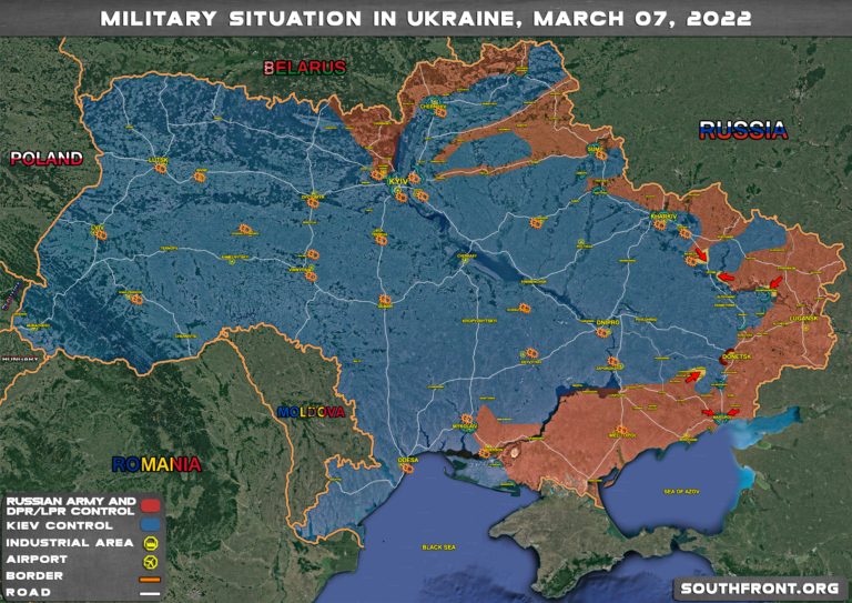 Rosyjskie zdobycze w Donbasie i taktyczna przerwa na północnym wschodzie: Dwunasty (07.03.2022) dzień działań na Ukrainie [wideo PL]