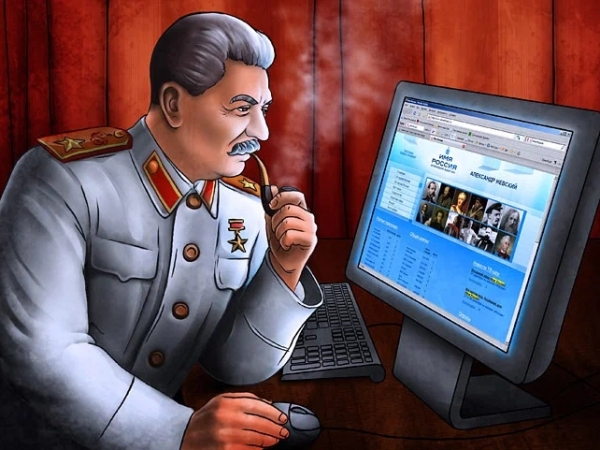 Pejzaż internetowy Rosji ze Stalinem w tle …
